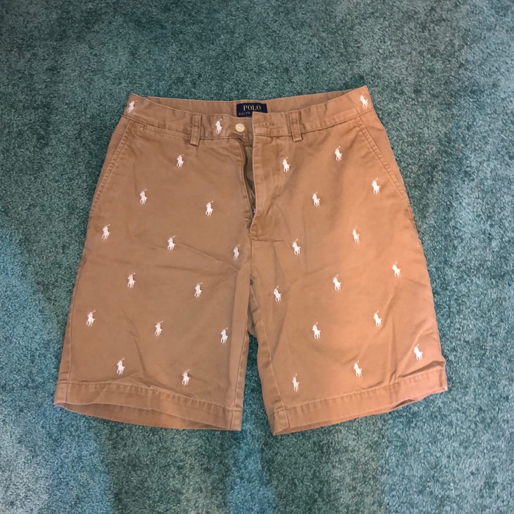 Polo Ralph Lauren All Over Logo shorts Waist sz 30
